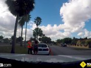 Roadside - ebony chick has sex in a truck with her mechanic 1/16