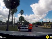 Roadside - ebony chick has sex in a truck with her mechanic 4/16