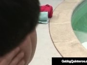 MexiMilf Gabby Quinteros Fucks Young & Hung Pool Stud! 2/16