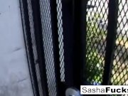 Sexy Sasha lives out her fantasies in the boiler room 3/16