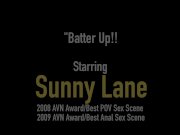 Sex Fiend Sunny Lane Finger Fucks Her Wet Pussy In Cubs Gear 1/16