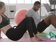 PrivateBlack - Yoga Babe Mary Kalisy Gets Face & Pussy Fucked By Black Cock 8/16