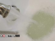 Black teen babe Ana Foxxx, loves long baths and white cocks - BABES 1/16