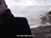 HUNT4K. Cuckold can’t stop his girlfriend selling her very hot body 3/16