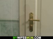 Very busty girlfriends mother pleases him in the bathroom 5/16