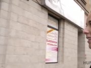 HUNT4K. Blonde stops fighting with BF because stranger gives money 2/16