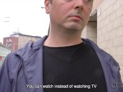 HUNT4K. Blonde stops fighting with BF because stranger gives money 4/16