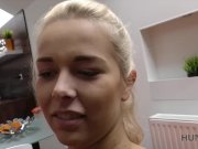 HUNT4K. Blonde stops fighting with BF because stranger gives money 6/16