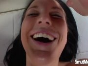 Pierced Babe Raquel Diamond Rides His Cock till He Busts One on Her Tits 16/16