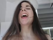 Tattooed and Pierced Brunette Rides Cock 7/16