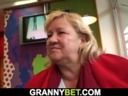 Huge grandma is picked up for cock suck and ride 4/16