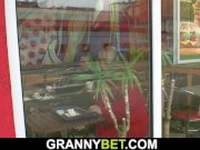 Huge grandma is picked up for cock suck and ride 5/16