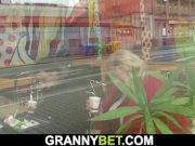 Huge grandma is picked up for cock suck and ride 6/16