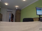 LOAN4K. Agent screws busty redhead because she really needs money 1/16