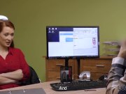 LOAN4K. Agent screws busty redhead because she really needs money 6/16