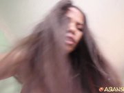 Asian Sex Diary - Young cute Asian girl takes creampie from white stranger 11/16