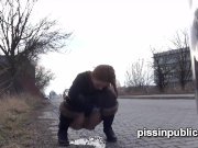 Naughty girls so desperate to empty their bladders 14/16