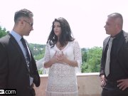 Glamkore - Coco de Mal face fucked outside & anal threesome 3/16