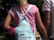 HUNT4K. Man invites couple to his place and fucks teen girl for cash 1/16