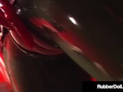FemDom Latex Queen RubberDoll Fucks Blonde Slave! 6/16