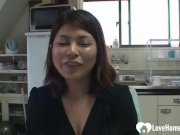 Busty brunette Asian gets shagged without mercy 1/16