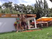 HUNT4K. Hunter meets girl on public beach and has anal sex with her 3/16