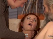 DADDY4K. Adorable Vanessa comes closer to her boyfriend’s bearded dad 16/16