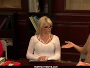 MomsWithBoys - Busty Blonde MILF Librarian Tatum Pierce Fucks Principal 1/16