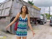 Roadside - Spicy Latina fucks a big dick to free her car 2/16