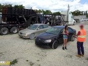 Roadside - Spicy Latina fucks a big dick to free her car 5/16