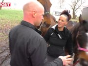 LETSDOEIT - German Tattooed Milf Is So Horny That She Cuts Her Pants Off 4/16