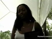 Amateur black cutie stuffed by a big black cock 2/16