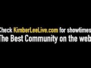 Hot Potty Mouth Kimber Lee Foot Fucks A Cock POV! 1/16