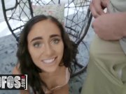 Lil spinner teen Naomi Woods gets stretched out - MOFOS 5/16