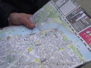 HUNT4K. Busty brunette gets her shaved cunt fucked for cash 3/16