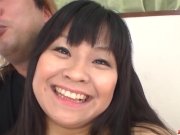 Brunette Satomi Miyazaki sex with two horny males More at Japanesemamas com 2/16