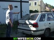 Cheating outdoor sex with girlfriends old blonde mother 6/16