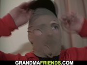 Hot old threesome with teen thiefs and mom 6/16