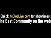 Cam Cutie Its Cleo & Annie Knight Do 3Some Creampie! 1/16