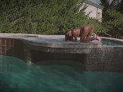 Sizzling hot masturbation solo shows Tiffany Tatum licking ice off her toes 11/16