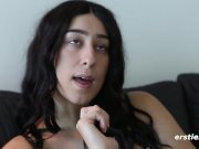 Violet Fucks Her Very Hairy Pussy with Dildo 4/16