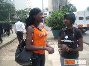 African Lesbos Fuck and Suck Hard with Big Black Strap-on 4/16