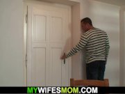 He doggy-fucks wifes blonde mom and gets busted 5/16