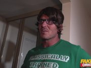 FAKEhub Geeky nerd boys get to fuck their dream teen 9/16