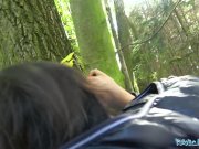 Public Agent Tight busty minx Czech pussy fucked doggystyle in forest 10/16