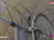 MyDirtyHobby - Teen rubbing her pussy on her bike! 10/16