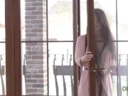 Old4K. Daddy is happy to see his pretty babe and fucks her hard 5/16