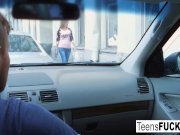 Busty blonde teen Lana See fucks in the kitchen 2/16