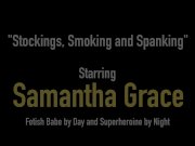 Samantha Grace Smokes & Gets Slapped By Kordelia Devonshire! 1/16
