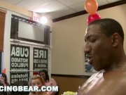 DANCING BEAR - This Birthday Party Gets Turnt Up By Big Dick Male Strippers 12/16